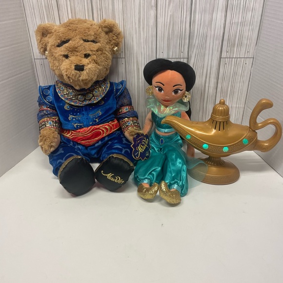 Disney Alladin Genie Jasmine Abu Lamp Lot Bundle - Picture 5 of 11